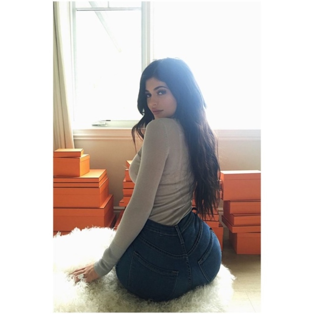 NEW Dark Denim Classic High Waist Skinny Jeans NWT - Picture 2 of 8